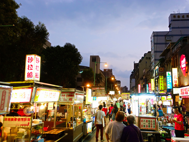 Local delicacies at night markets